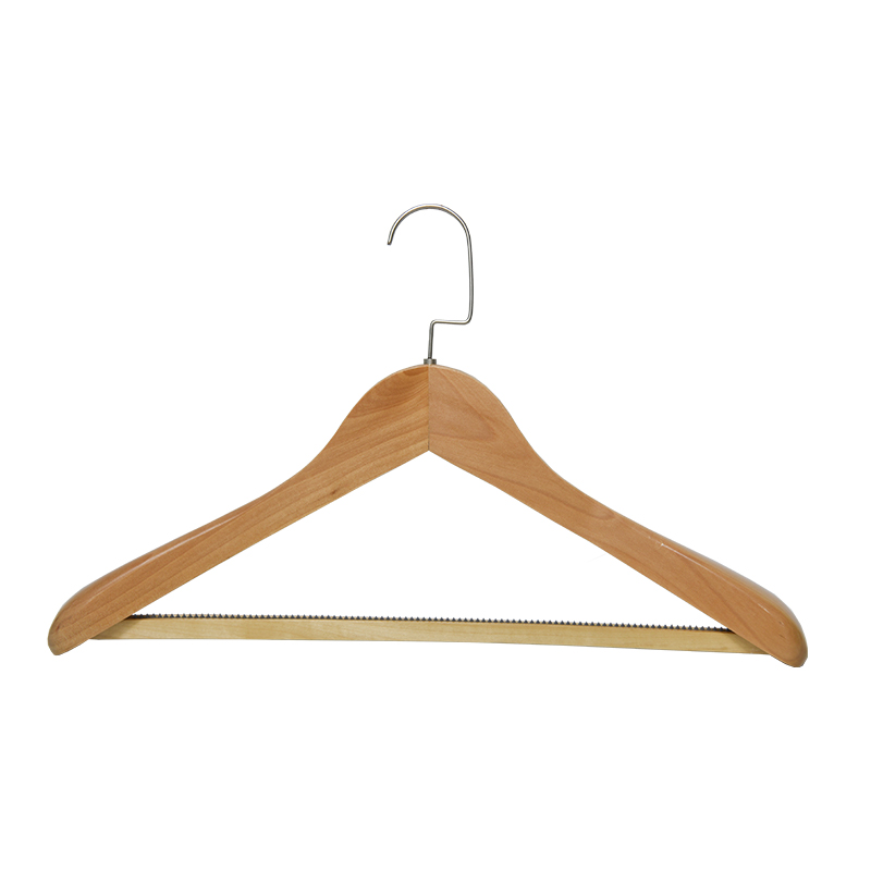 High Quality Laminated Wooden Coat Hanger Top Hanger/Bottom Hanger For Display